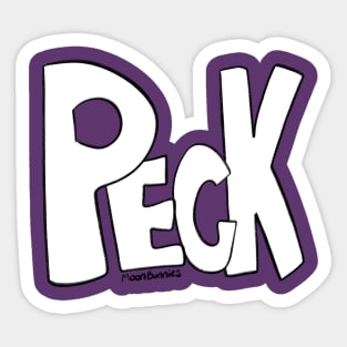 P E C K Sticker